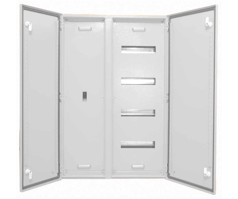 double door distribution board 4x12 4x18 4x24 industrial DB board large electrical panel white