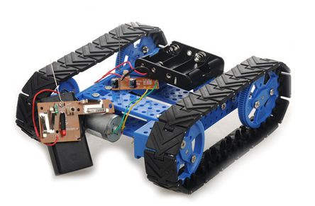 EIE Tracked Tank Car Kit with Remote for Arduino