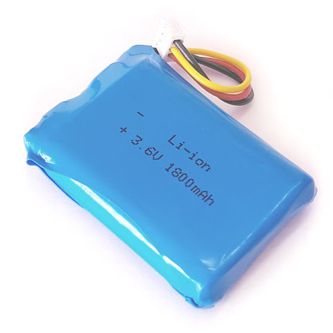 EIE Battery Cell Li-Ion 3V6 1.8Ah 50x34x10mm