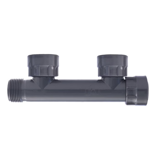 Manifold 2 Port 1" With O-Ring – Valve Box Manifold