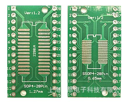 EIE Convertor Board SOP4-28/SOP4-28 to DIP28