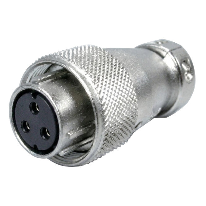 EIE Circular Power Connector M22 3W Socket in-Line