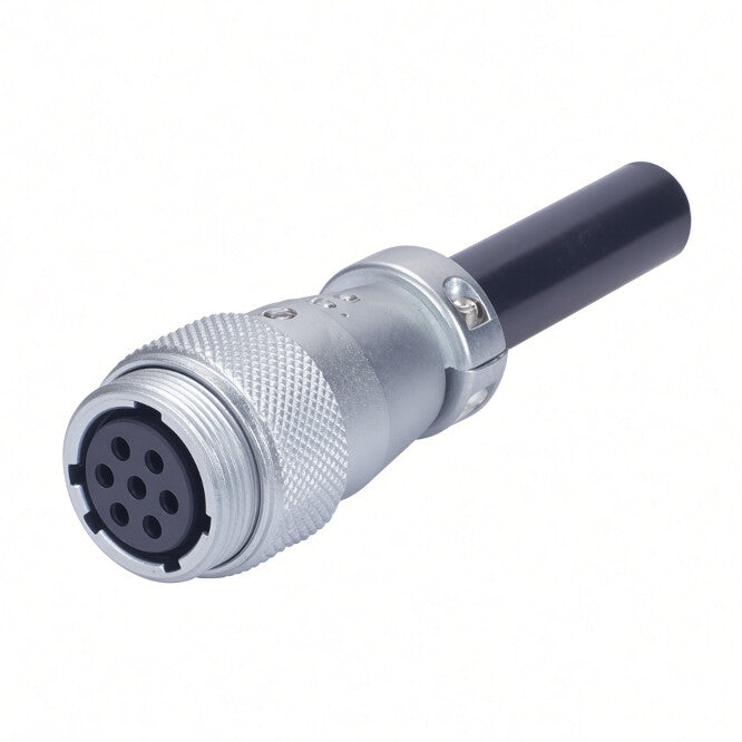 EIE Circular Power Connector M22 7W Socket in-Line