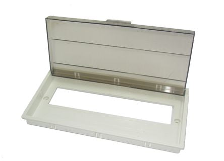 Swan Electric Plastic Cover + Flap for DB Board 12 Way