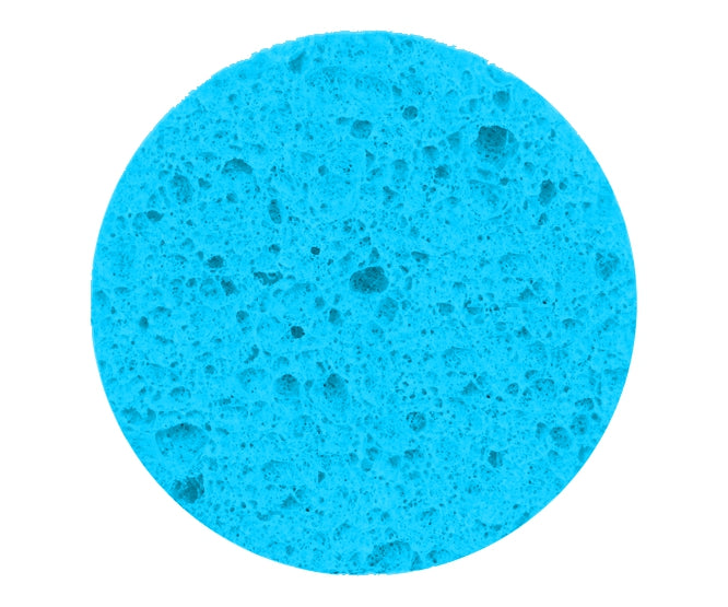 EIE Blue Round Sponge for Soldering Tip Cleaning 60x12mm