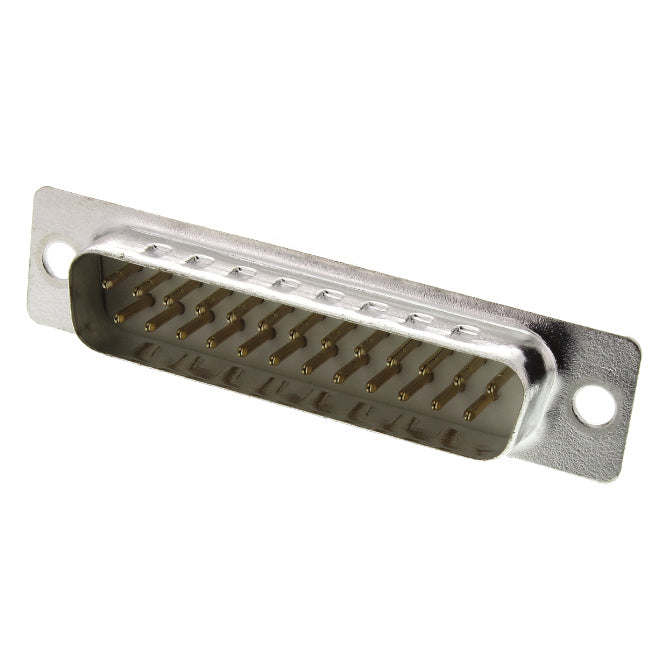 CS Plug D-Sub 25W PCB Straight Metal