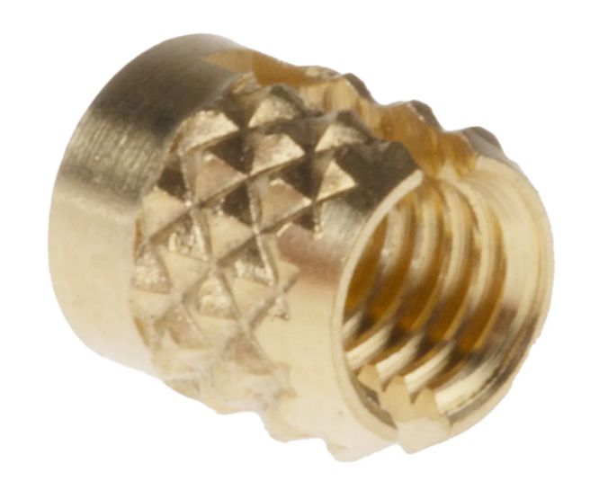 EIE Brass Threaded Insert M3x4mm DEPTH=4.78mm