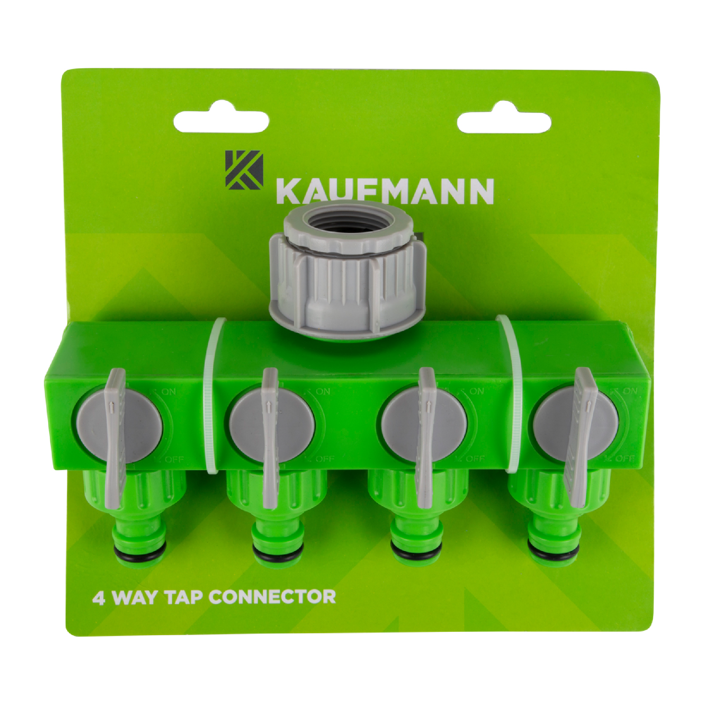 Kaufmann|Garden Tap Connector 4 Way – Water & electrical solutions from Kaufmann | Zisabo South Africa