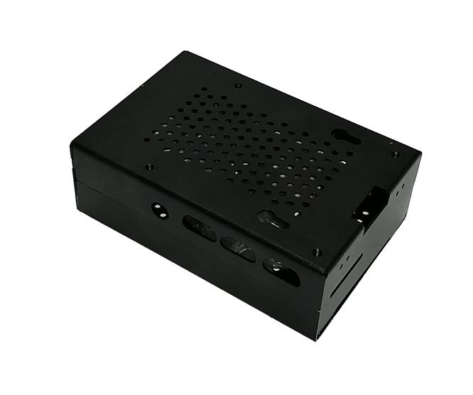 Keyestudio Rpi Aluminum Alloy Box + Fan 91x62x32mm Black