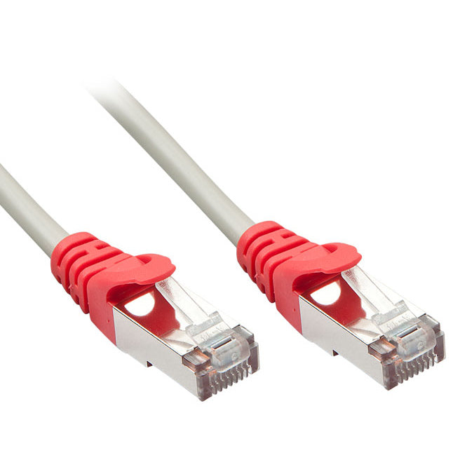 CS CAT6A Metal Shielded Ftp Network Lead RJ45-RJ45 Grey 1:1 - 2m