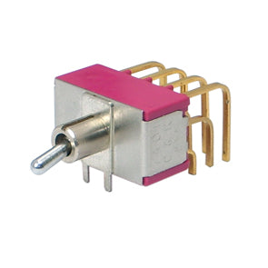 C&K Mini Toogle Switch 4PDT Right-Angle PCB on-on