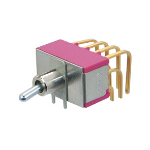 C&K Mini Toogle Switch 4PDT Right-Angle on-on PCB