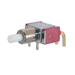 C&K Push Button Switch SPDT Right-Angle on-Momentary PC