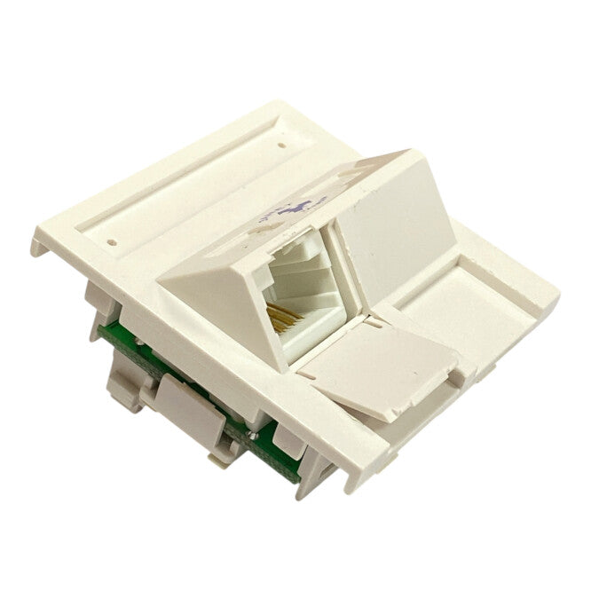 CS RJ45 CAT5E Angle/Module 50x50mm Utp 1 Port White