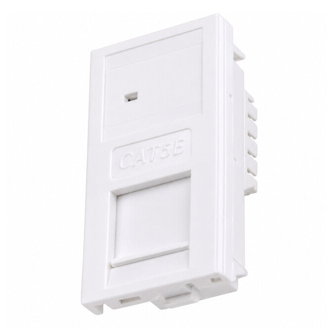 CS RJ45 CAT6 Module Socket Connetor 25x50 White