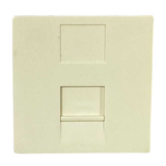 CS Shutter Face Plate RJ45 8P8C
