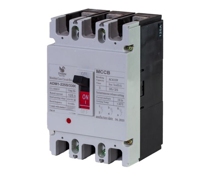 Swan Electric 3P 160A moulded case circuit breaker MCCB