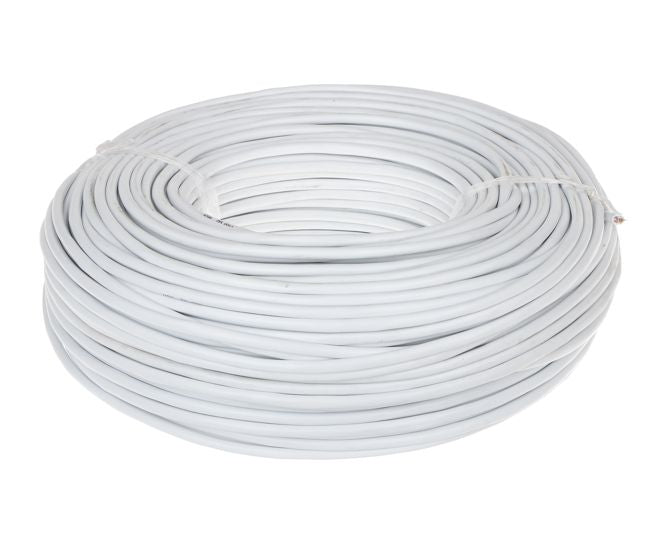 EIE 4C Tel/Com White Solid Cable - 100m/ROLL