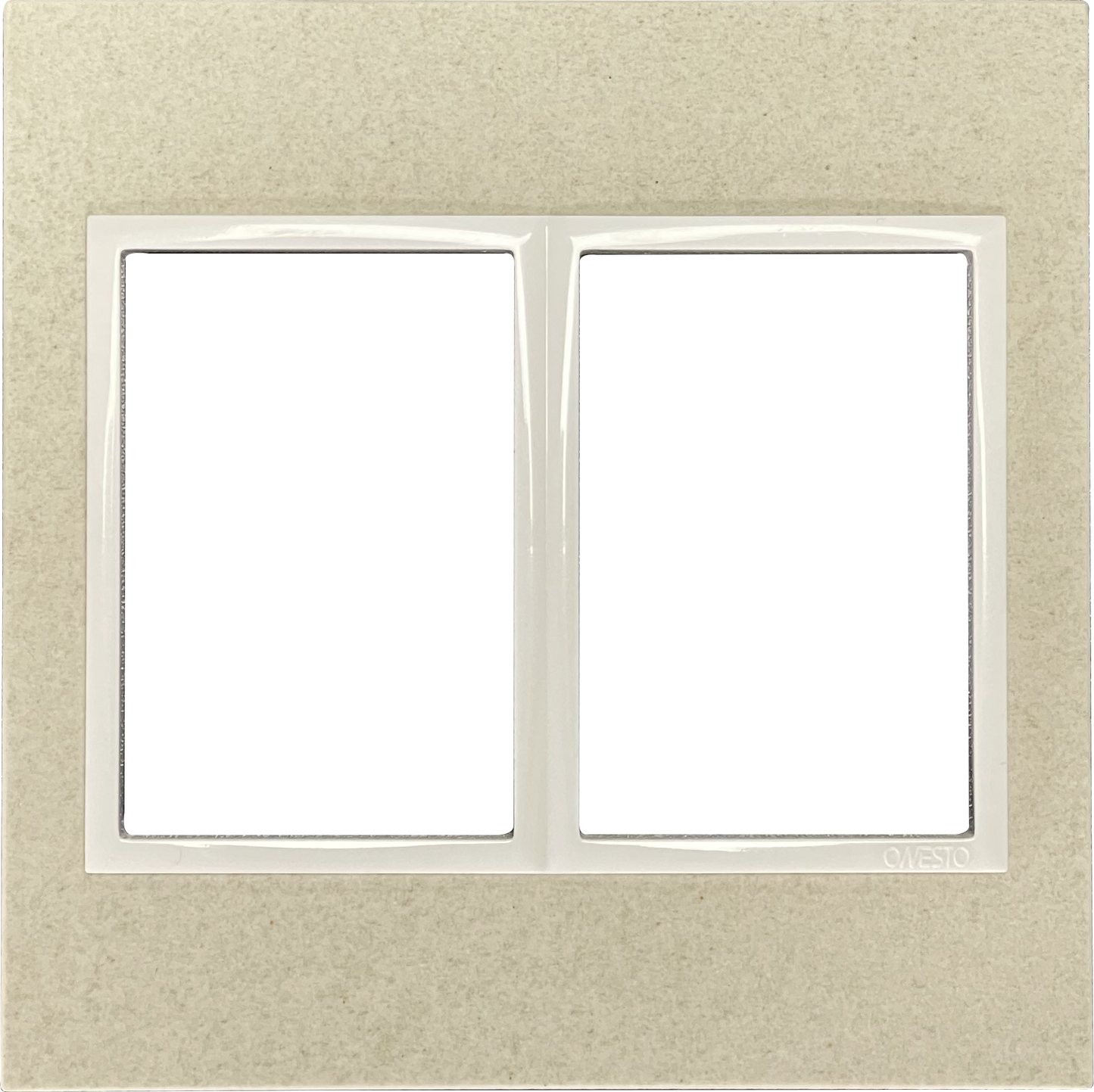 Stone Calce Avorio Yokes & White Bezel