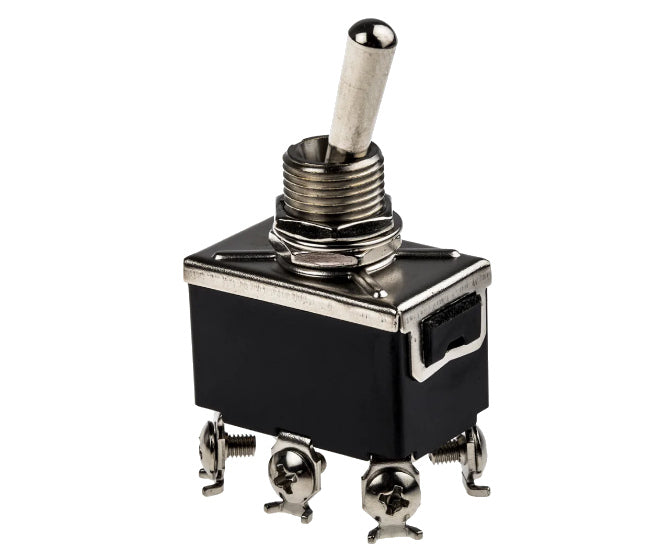 EIE Large Toggle Switch Dpdt (on)-Off-(on) 250VAC 10A Screw Terminals