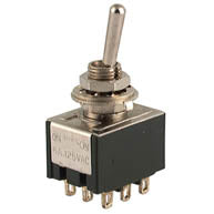 EIE Mini Toggle Switch Tpdt on-on Panel Mount Sol