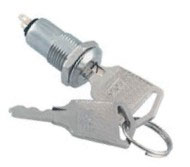 EIE Key Lock Switch M12x1.0 Flat on-Off