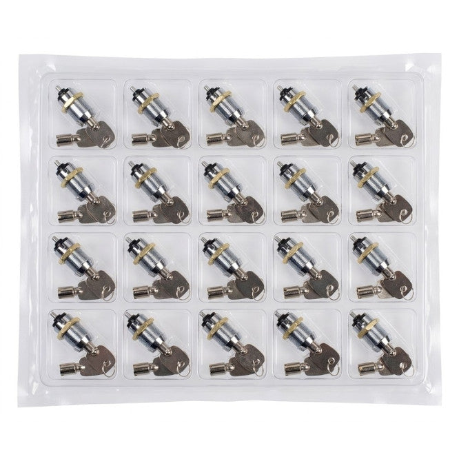 EIE Keyswitch Spst on-Off 2-KEYPULL 90D Large Round KEY=10012 -300/BAG