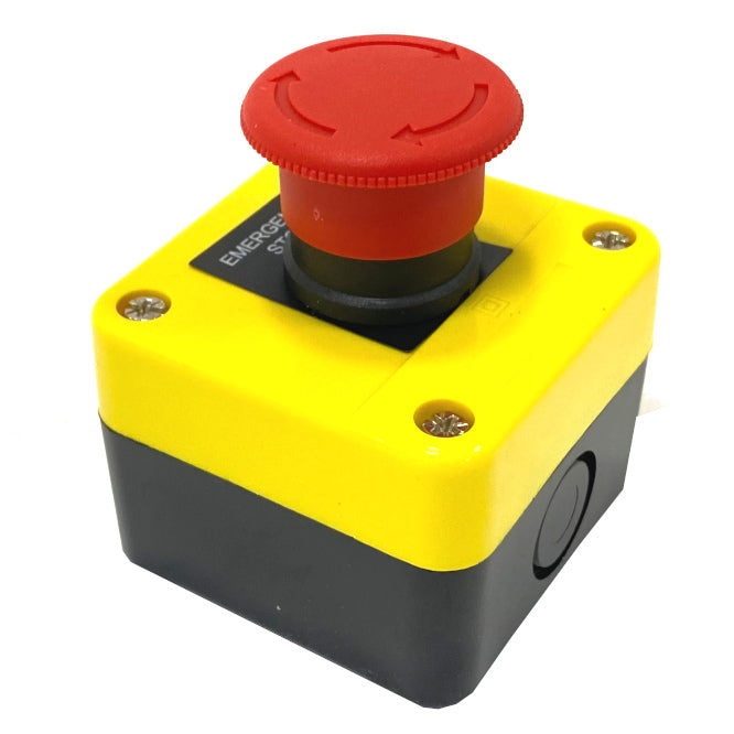 Swan Electric Enclosed Pushbutton Emergency Stop Rotate-To-Rel.