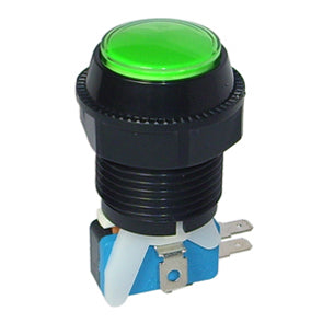 EIE Switch Push Button Ill-Green 25x60x28 N/L