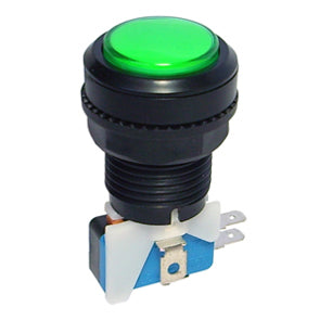 EIE Push Button Switch Ill-Green 33x56x28 N/L