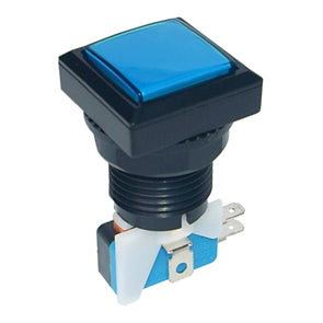 EIE Push Button Switch Ill-Blue 33x33x60 N/L