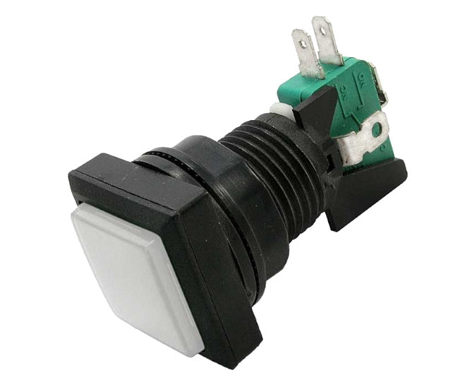EIE Push Button Illuminated White 33x33x60 N/L
