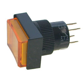EIE Push Switch N.O 15mm Il Orange