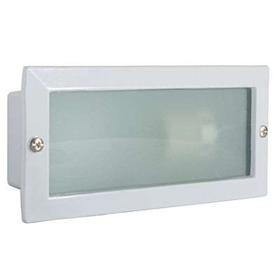 Eurolux white plain foot light E27 IP54