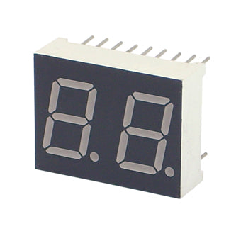 EIE 7-SEG Dual LED Display Ca Green 12.6mm