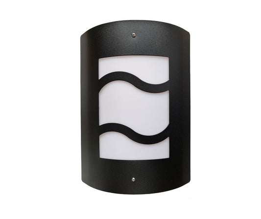 O-lite Nouveau E27 Wall Fitting, Wave Design IP54
