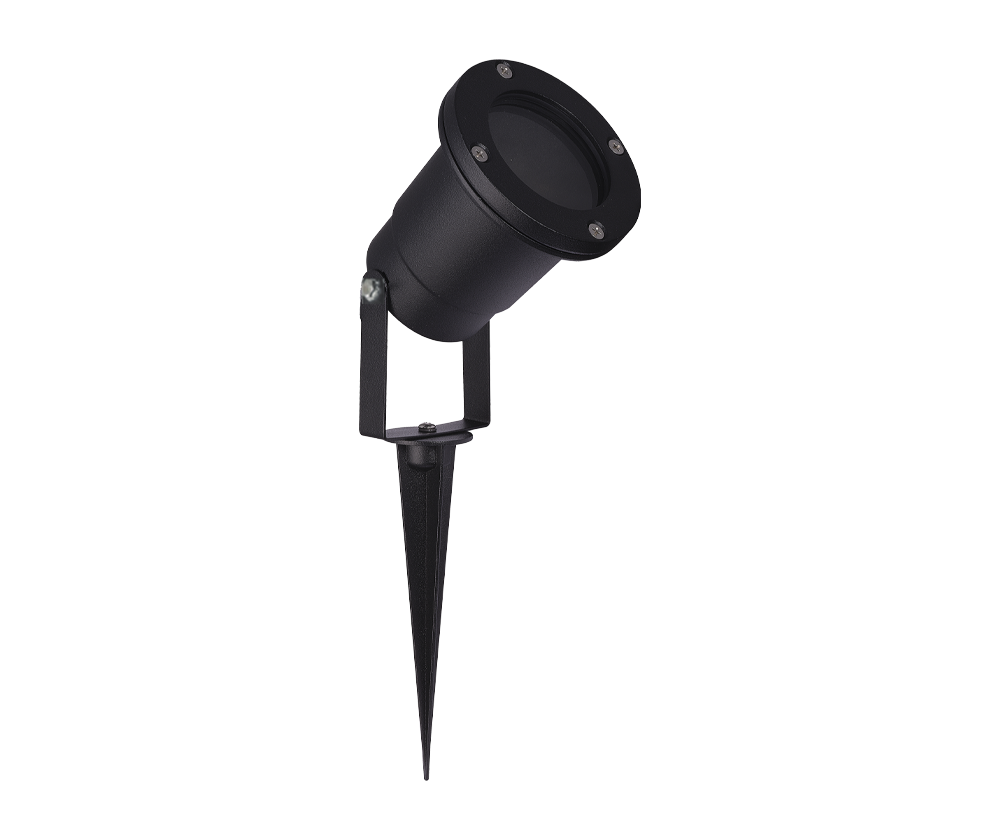 O-lite Nouveau Black Spike Garden Light, GU10 IP65