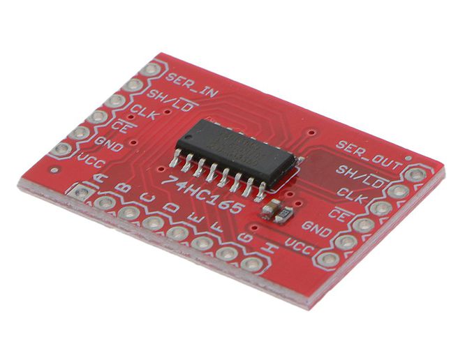 EIE Shift Register 74HC165 Breakout Board