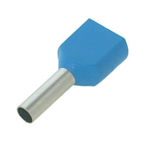 Guosai Boot Lace Terminal Blue 2.5 Twin L10 - 1K/BAG