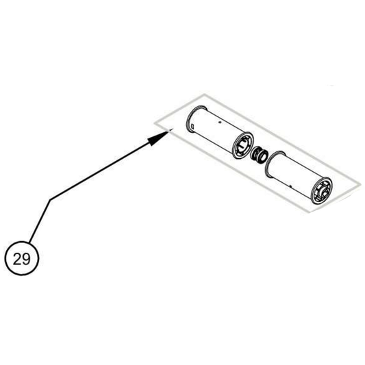 Zodiac Brush Support with Ball Bearings Trx7700iq