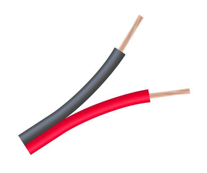EIE 0.2mm² Twin Flex Black & Red Cable - per Meter