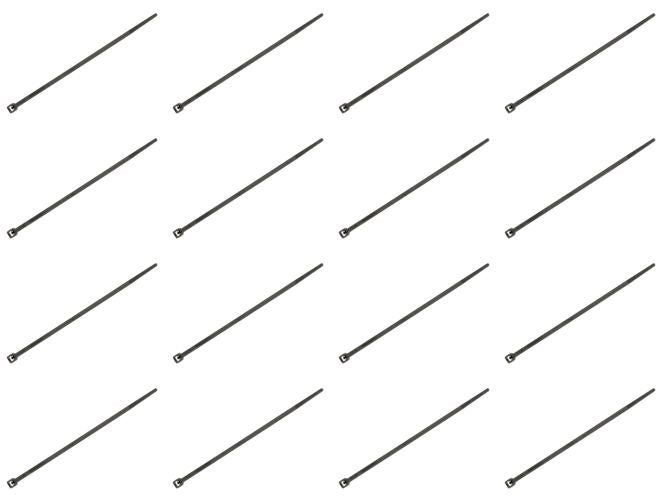 Swan Electric Cable Ties Plastic Black 350x4.8mm 100 per bag