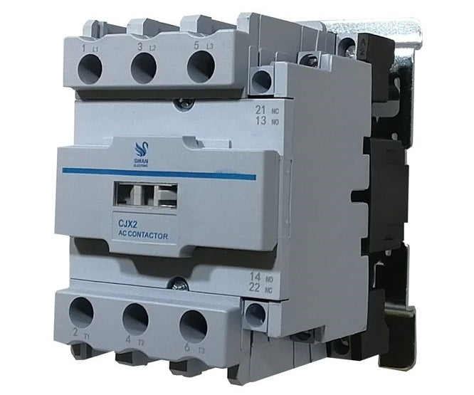 Swan Electric AC Contactor 65A 230VAC Coil 3 Pole 1NO & 1NC Aux