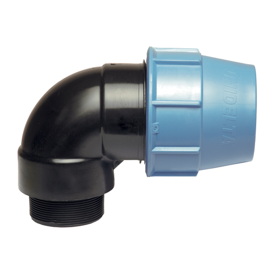 Unidelta | Compression 90° Elbow With Threaded Male Offtake – Water & electrical solutions from Unidelta | Zisabo South Africa