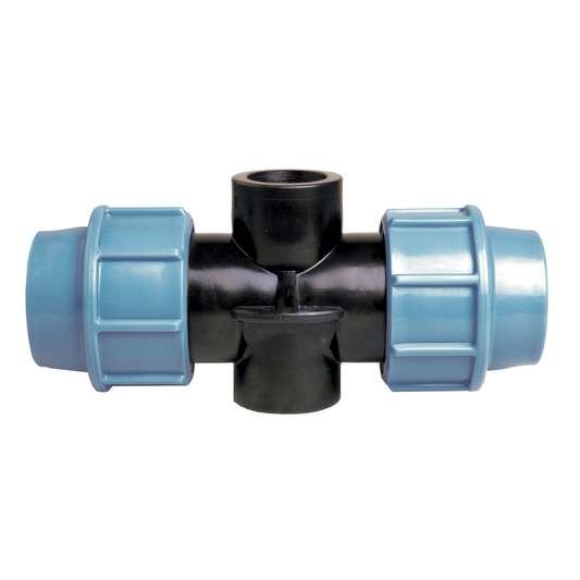 Unidelta | Compression Female Tee With Peg Fitting – Water & electrical solutions from Unidelta | Zisabo South Africa