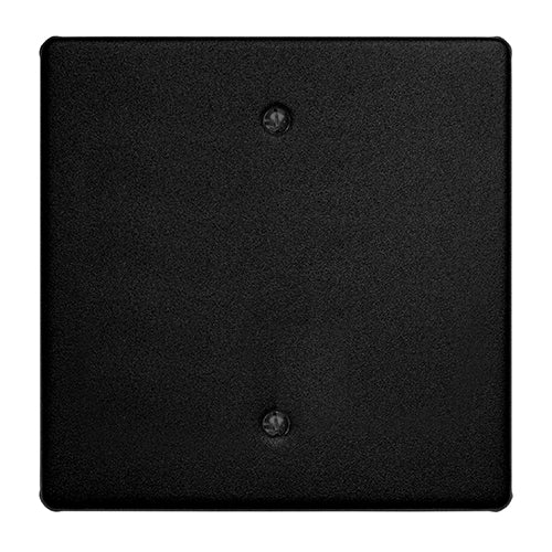 Crabtree Classic Blank Plate 100 x 100mm in Ferro Black