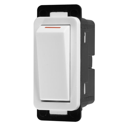 Crabtree Classic 1 Way 20A Switch Clip-In in White