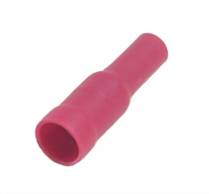Guosai Bullet Insulated Socket Terminal 4mm Red