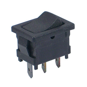 C&K Rocker Switch SPDT on-Off Blk