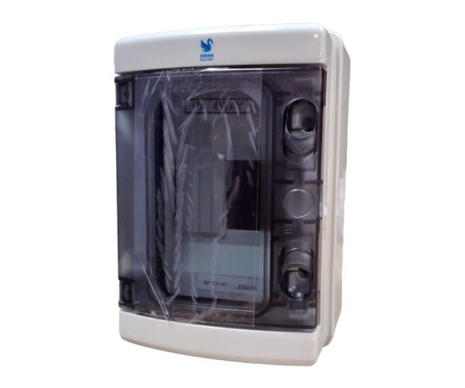 Swan Electric Distribution Board PVC Surface IP65 4 Way